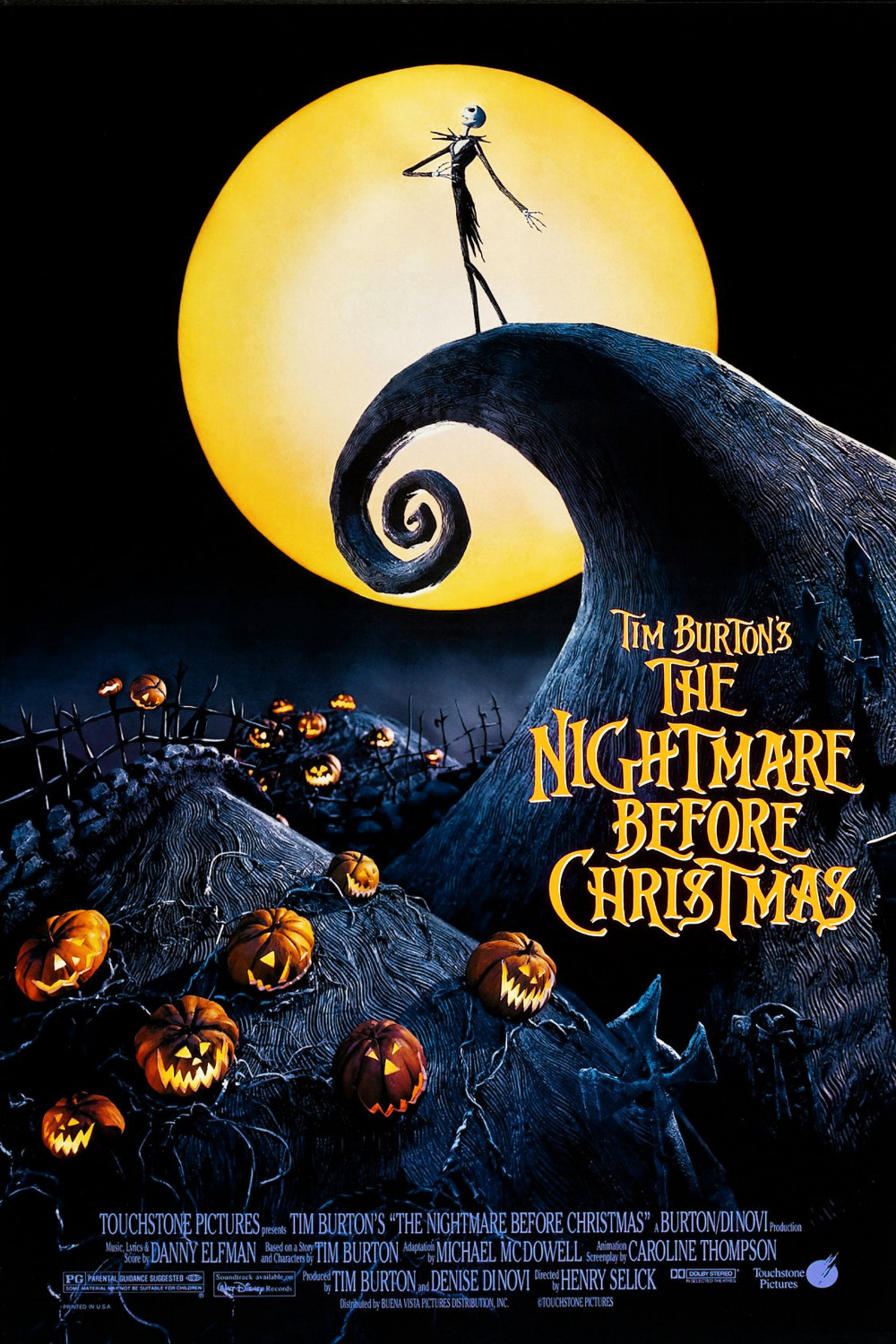 Cartel de The Nightmare Before Christmas