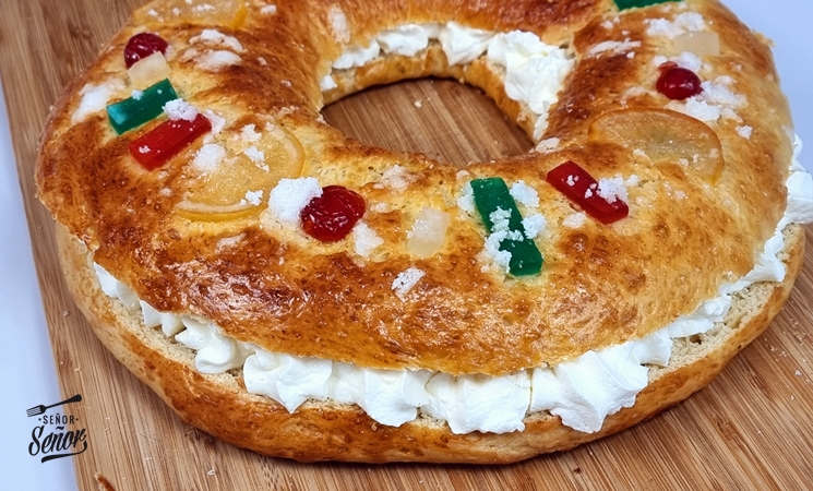 imagen de un roscón de reyes